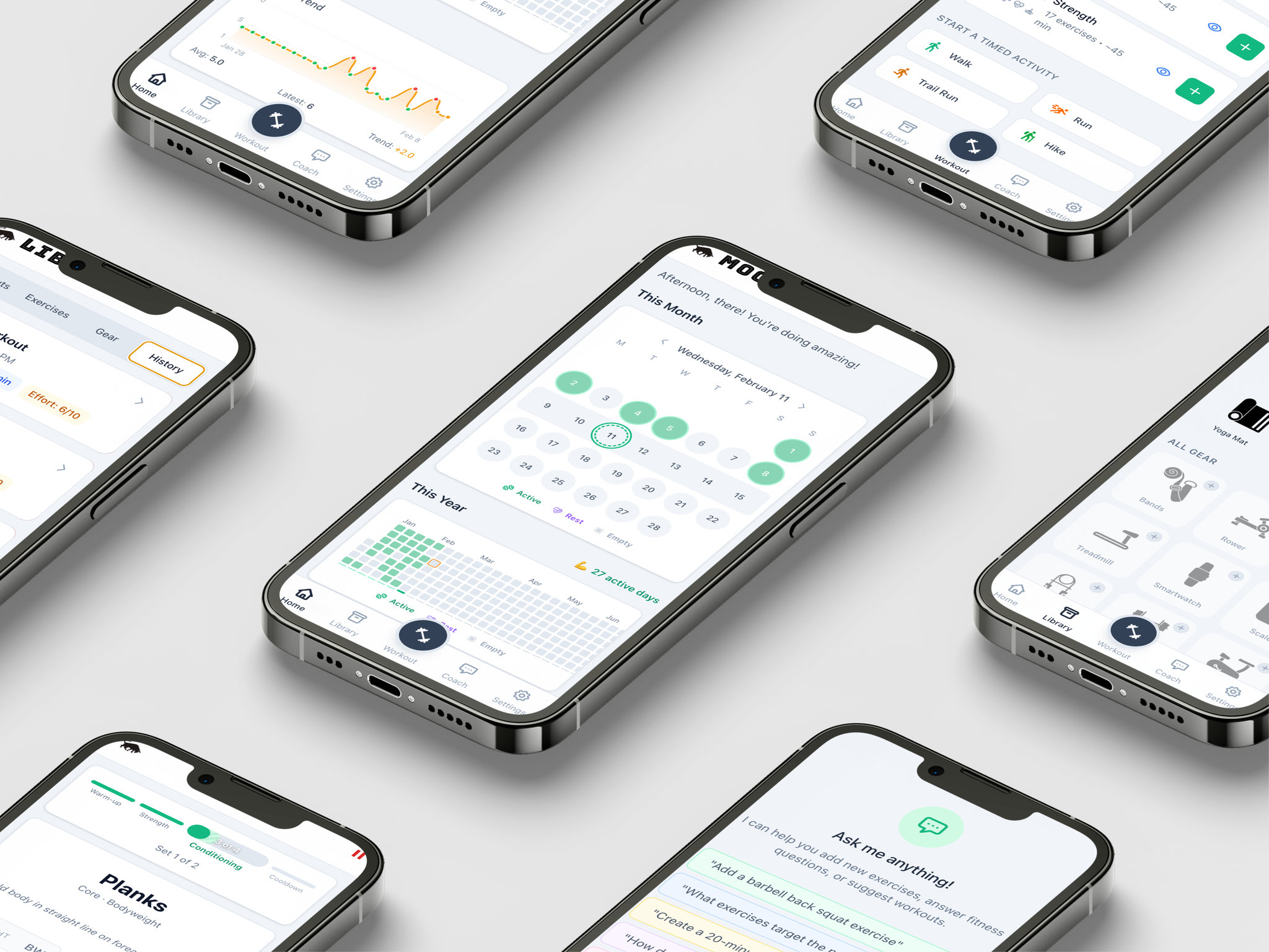 Moove app feature highlights